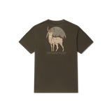 Youth Eight Point Tee-Dark Olive