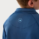 Youth Southampton Performance Quarterzip - Stripes NAVY