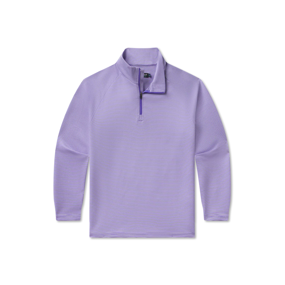 Southern Marsh Boy's Southampton Performance Quarter Zip - Stripes Purple
