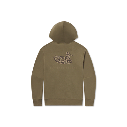Southern Marsh - Youth Surfside Hoodie - Duck Originals - Moss Green