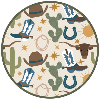 Howdy Western Bamboo Convertible Baby Pajamas