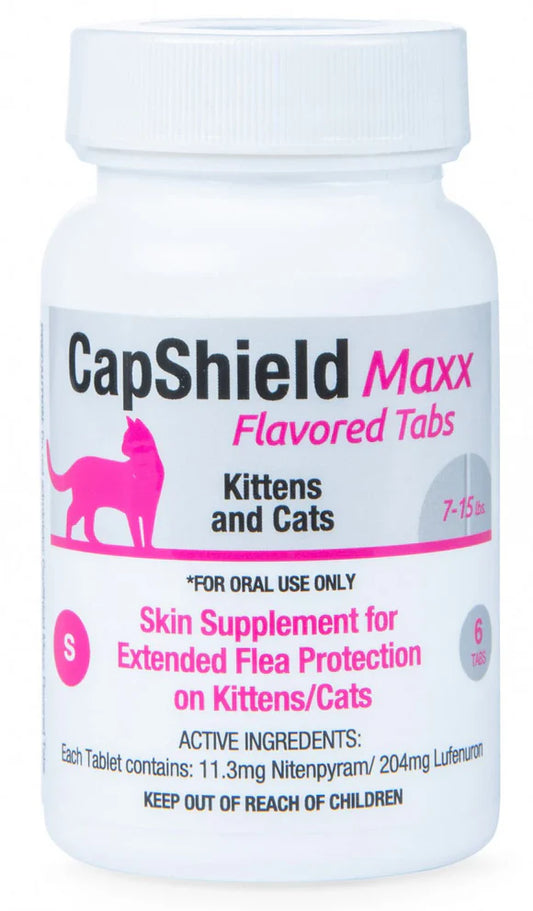 CapShield Maxx Flavored Tabs for Cats (7–15 lbs) SINGLE PILL