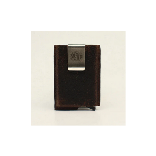 3D Belt Co Men's Brown Leather Utility Wallet - D250002502