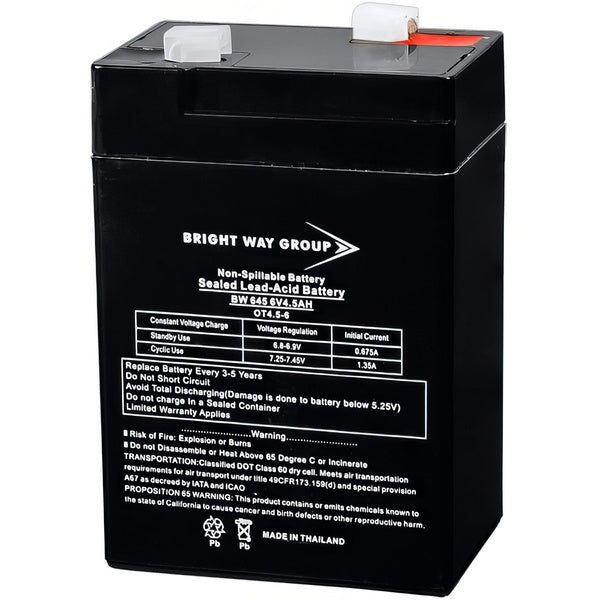BRIGHT WAY RECHARGEABLE 6V