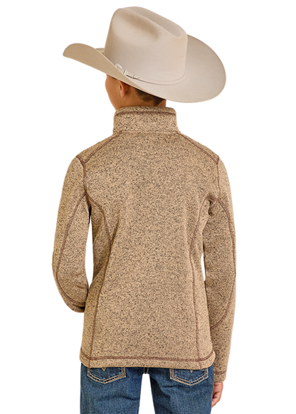 Melange Henley Pullover Youth