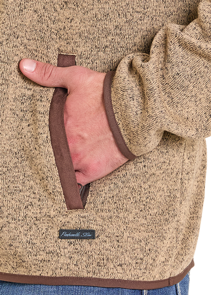 Henley Pullover Tan