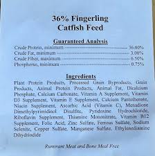 36% Fingerling Fish Food