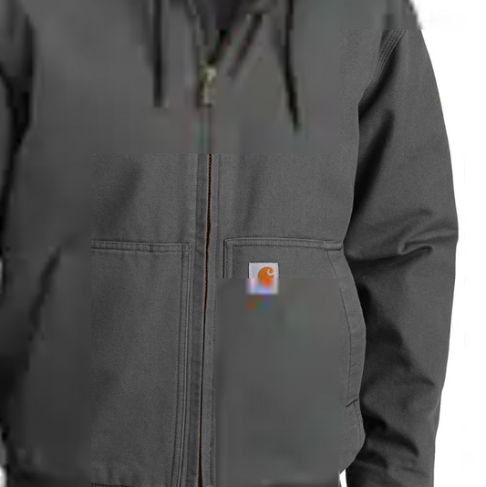 Men's Insulated Active Jac - Loose Fit - Washed Duck-DGY