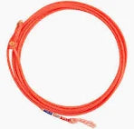 Orange cable with a label on a white background