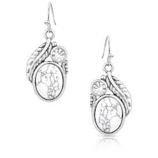 Montana Silversmiths Women's Sparkling Halo Earrings