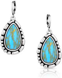 Prickly Pear Turquoise Earrings