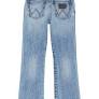 Wrangler Retro Boys' Jones Acid Wash Slim Bootcut Stretch Denim Jeans