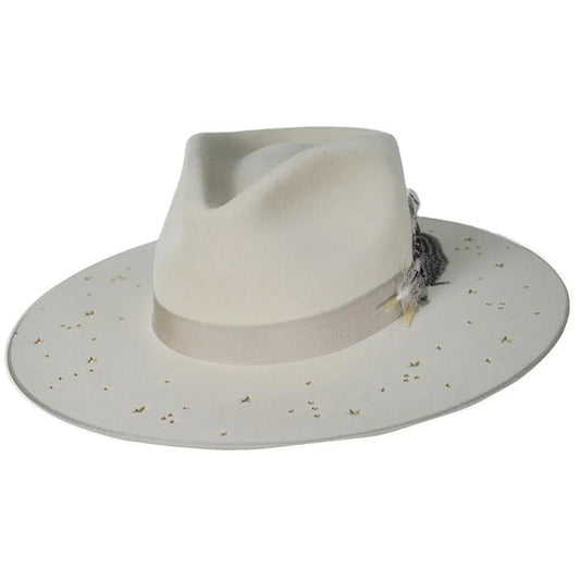 STETSON WOMEN'S FELT HAT NIGHT SKY-BONE