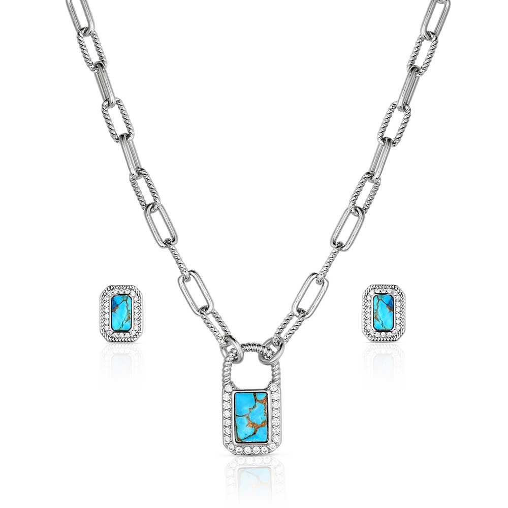 Turquoise Glam Jewelry Set