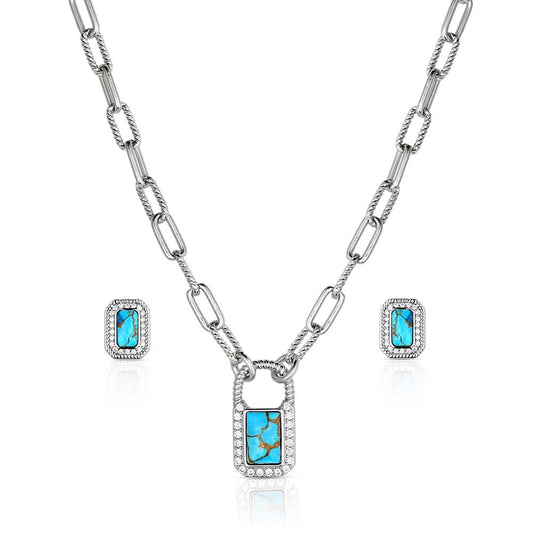 Turquoise Glam Jewelry Set