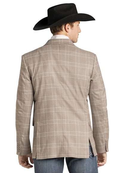 Rock & Roll Tan Plaid Sport Coat