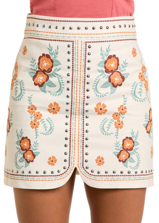 Floral Print Skirt - BW69B06318