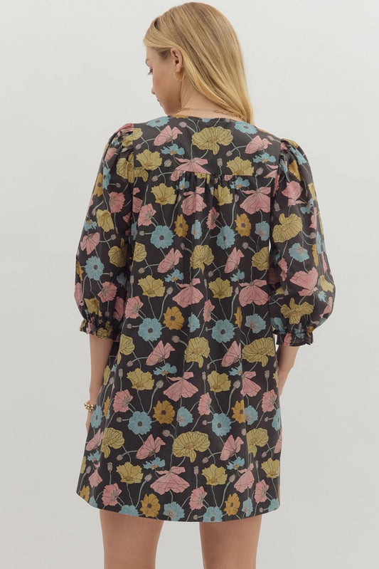 Floral Print Dress