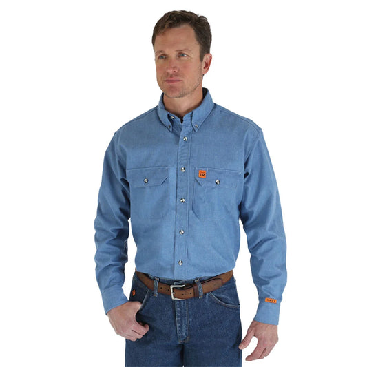 FR Riggs Workwear Long Sleeve Button Down Work