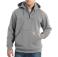 Rain Defender® Loose Fit Heavyweight Quarter-Zip Hoodie Heather Gray
