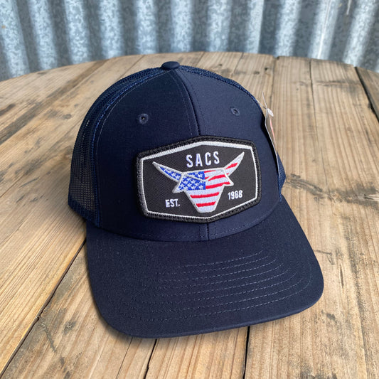SACS YOUTH FLAG PATCH CAP