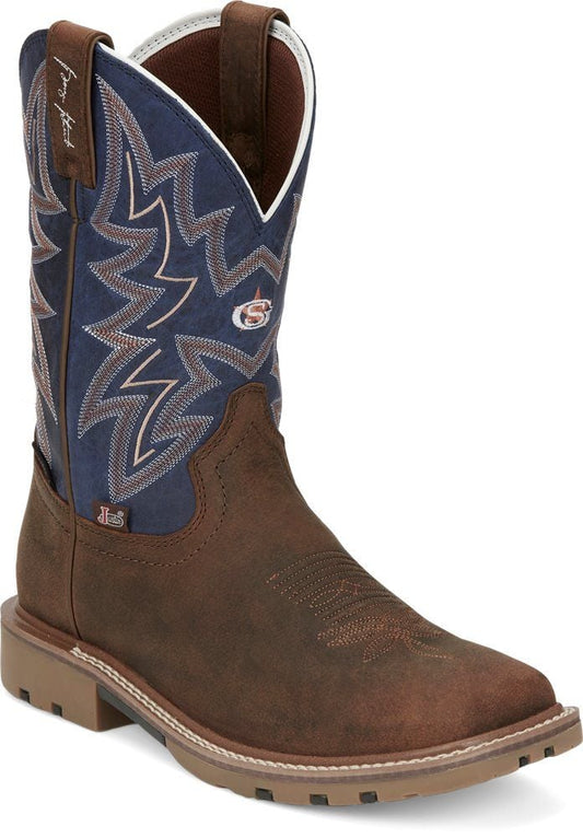 Justin Men's Dusty 11" Square Toe Western Boots - GR9063