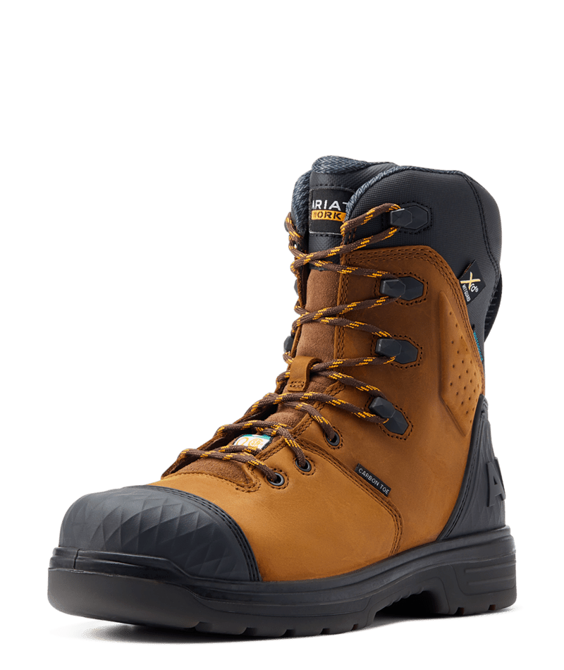 MENS ARIAT TURBO OUTLAW 8' WATERPROOF LACE UP WORK BOOT