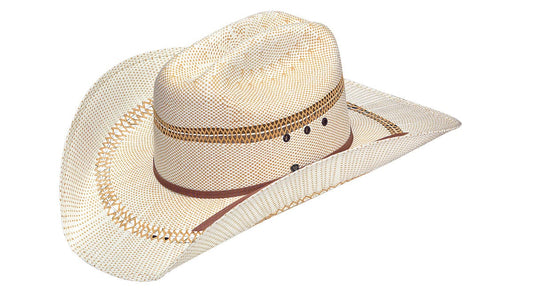 Men's Ariat Bangora 2-Cord Tan Straw Western Hat - A73124