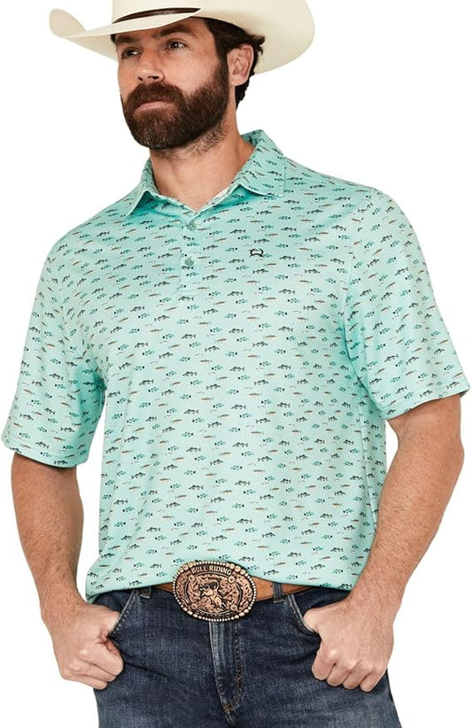 Men's ArenaFlex Turquoise Polo - MTK1863039