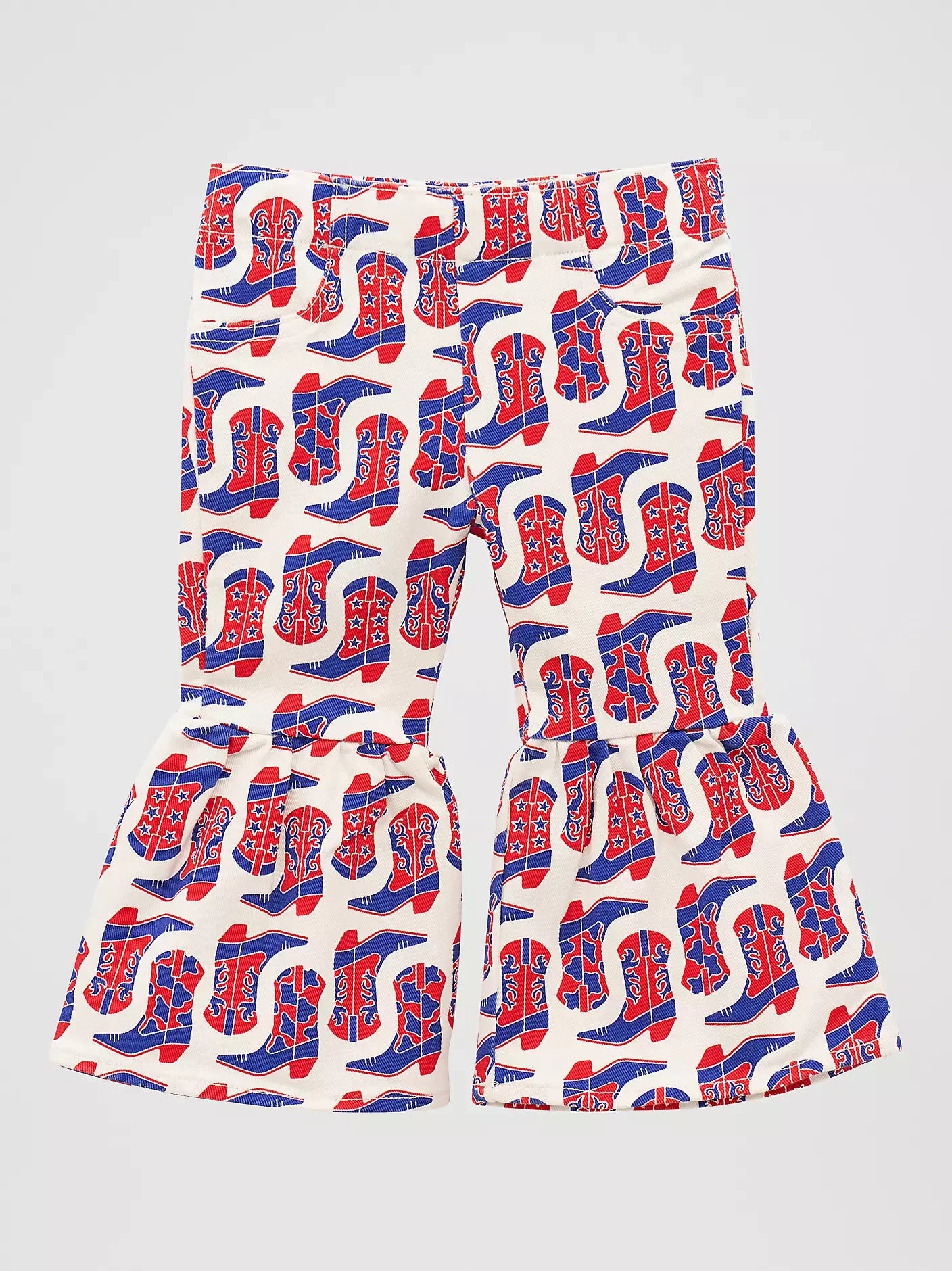 Infant Girl's Wrangler Print Ruffle Flare Jean #112379569