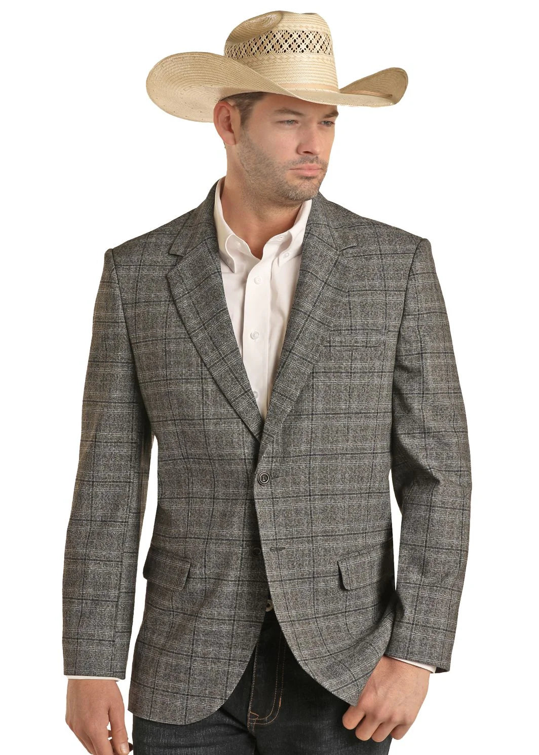 RRD Charcoal Plaid Sports Coat - BM96C03705