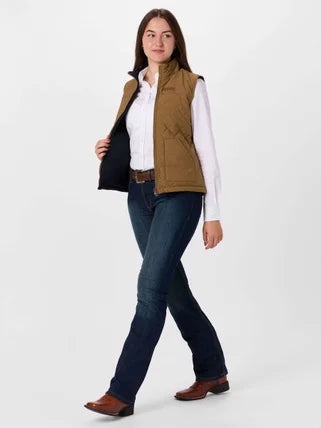 Cinch Women's Reversible Quilted Nylon Vest