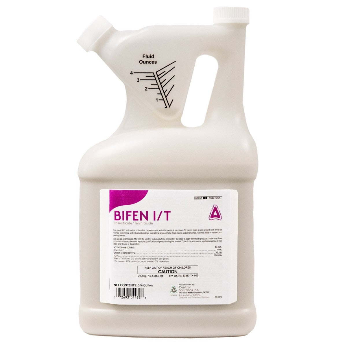 BIFEN I/T 3/4 Gallon TERMITICIDE BIFENTHRIN CONTROL SOLUTIONS