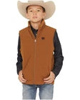 Cinch Boy’s Brown Polyester Canvas Vest