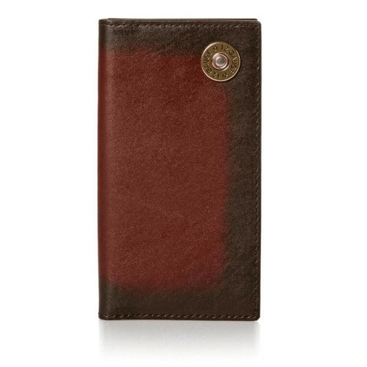 Nocona Western Mens Wallet Rodeo Shotgun Shell Bullet Concho Brown