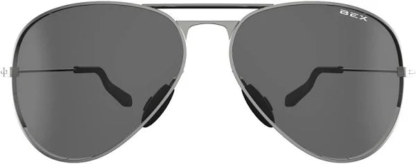 BEX WESLEY SIL/GRY SUNGLASSES