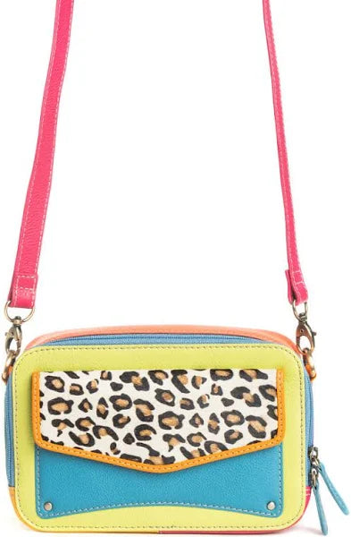 SAFARI COLOURS CROSSBODY BAG