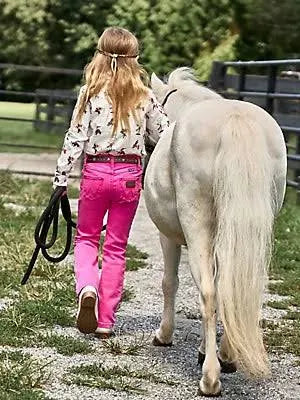 TEEN WRG RETRO BOOT JEAN PINK