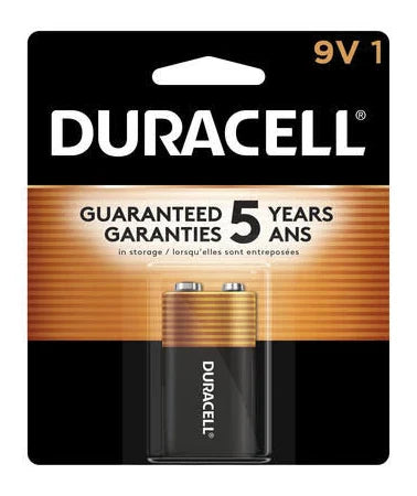 DURACELL COPPERTOP BATTERY 9V