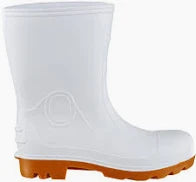Kajun white kids rubber boots