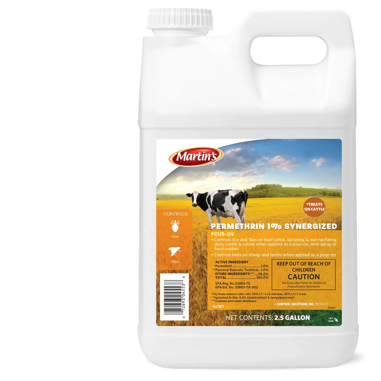 Permethrin 1% Synergized Pour-On 2.5 GAL