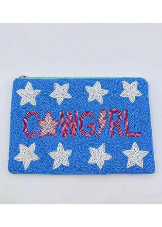 COWGIRL BLUE POUCH