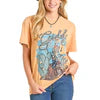 Women's Rock & Roll Oversized Giddy Up Graphic Tee