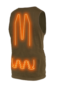 Nucleus Heated Vest - Brown Clay