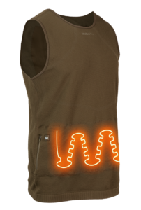 Nucleus Heated Vest - Brown Clay