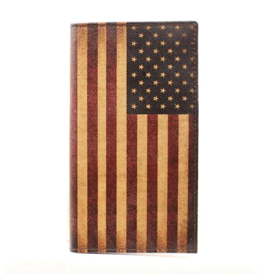 Men's Vintage USA Flag Wallet
