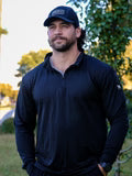 Canyon Performance Quarter Zip— Black