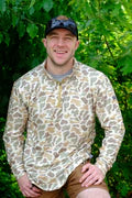 Canyon Performance Quarter Zip-Marsh Camo