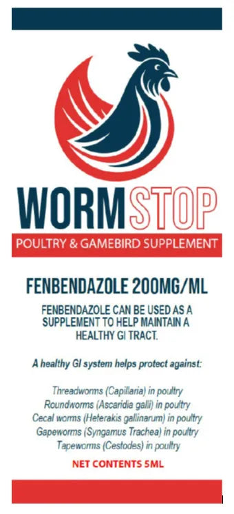 Worm Stop Poultry Dewormer 5ml